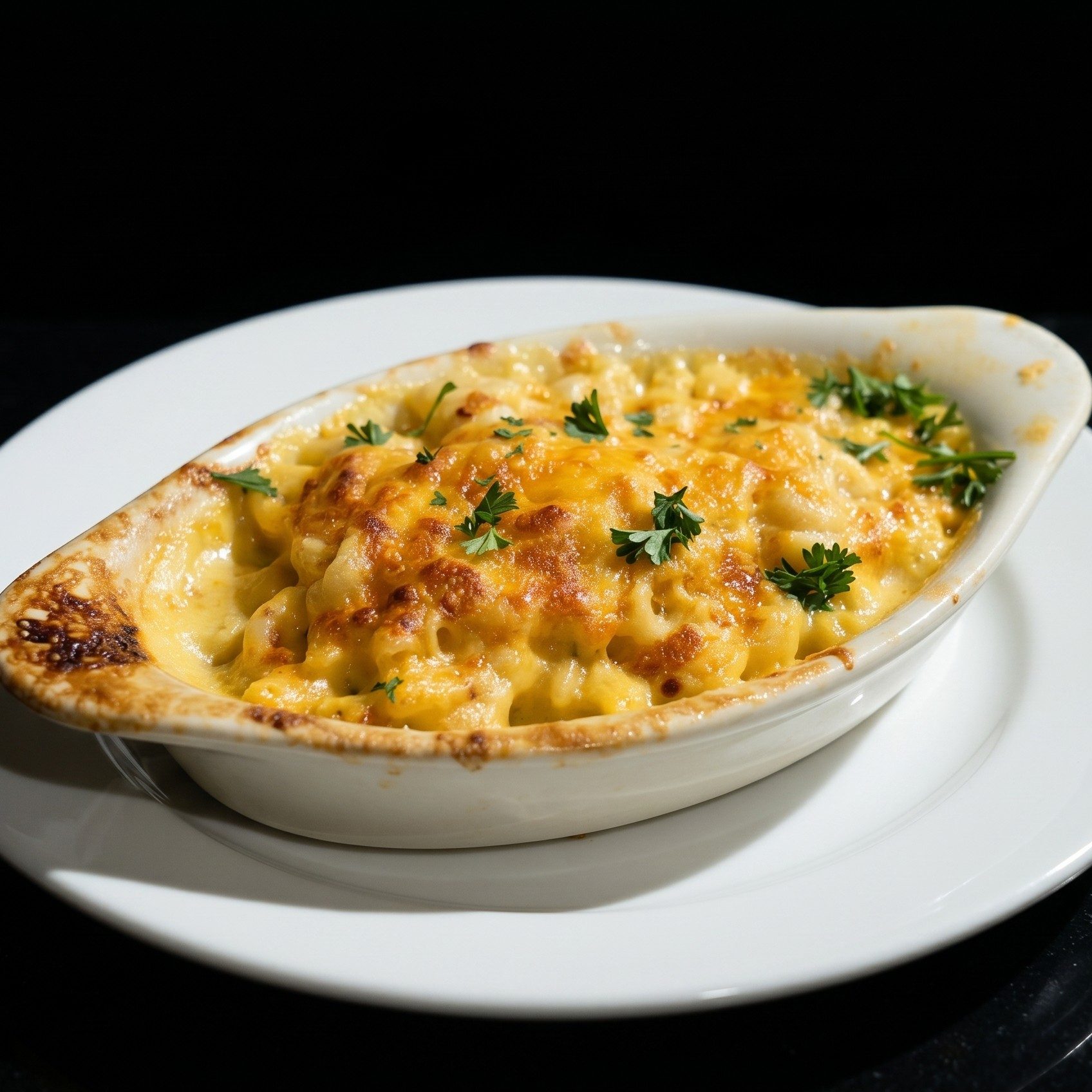 Cheddar Mac and Cheese.
